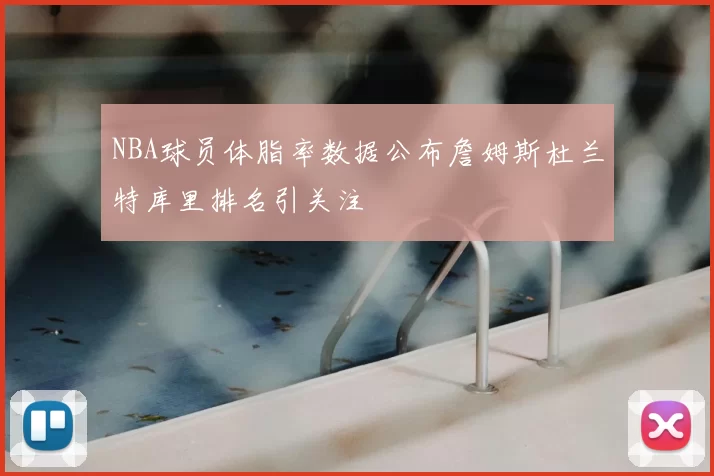 NBA球员体脂率数据公布詹姆斯杜兰特库里排名引关注